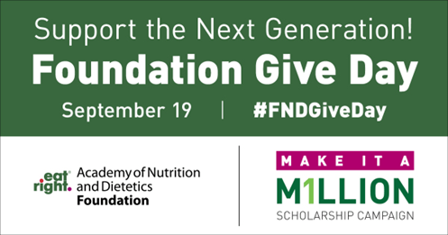 Support the Next Generation! Foundation Give Day - September 19 #FNDGiveDay