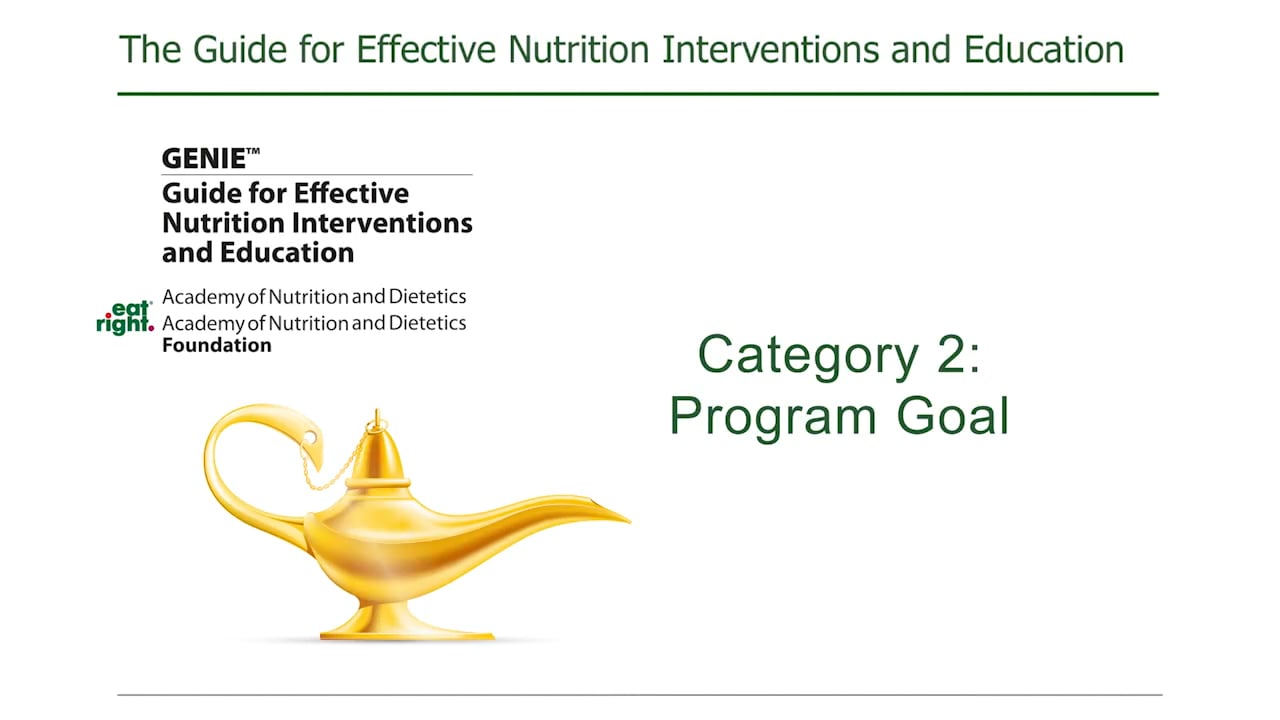 Category 2 - Program Goal