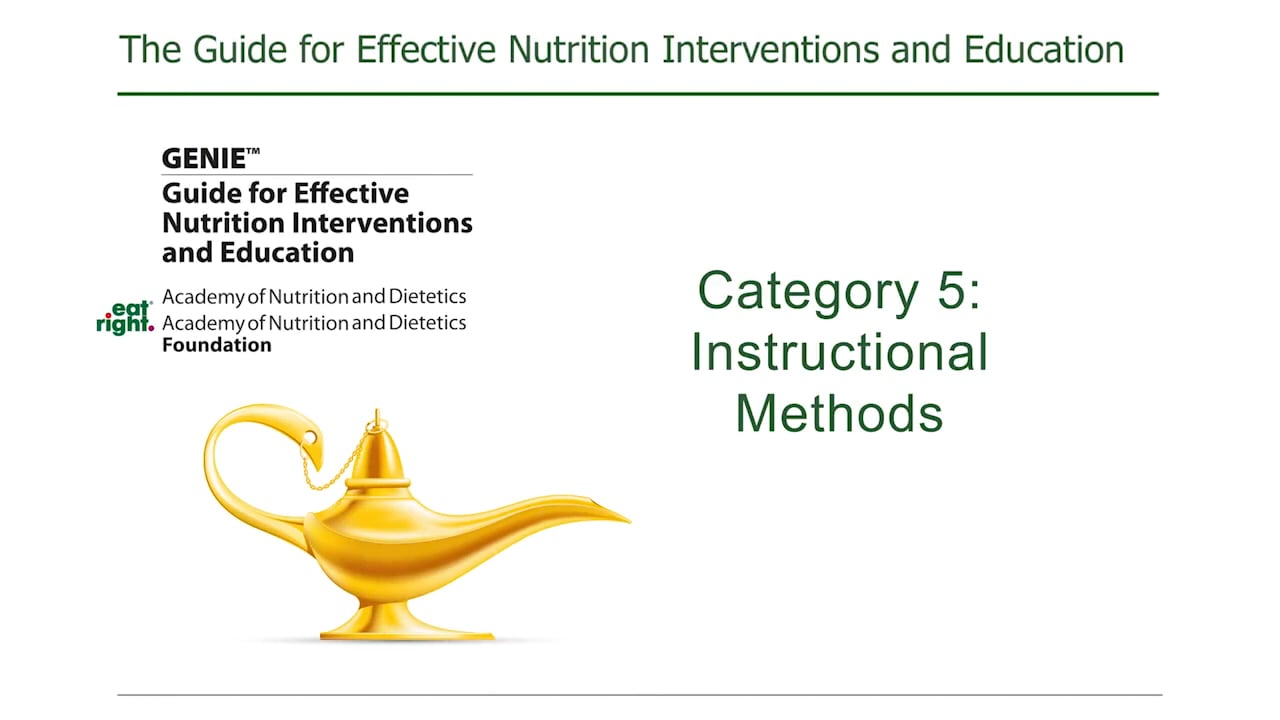 Category 5 - Instructional Methods