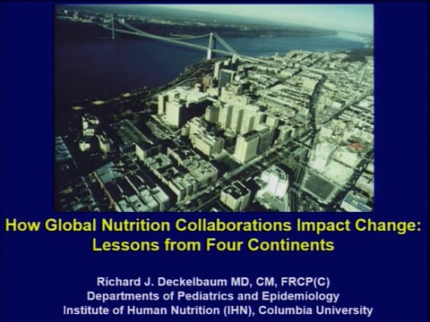 How Global Nutrition Collaborations Impact Change: Lessons from Four Continents