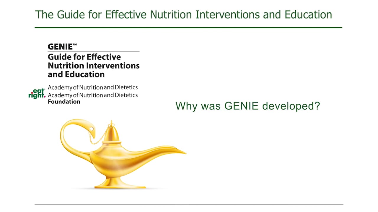 Why was GENIE Developed?