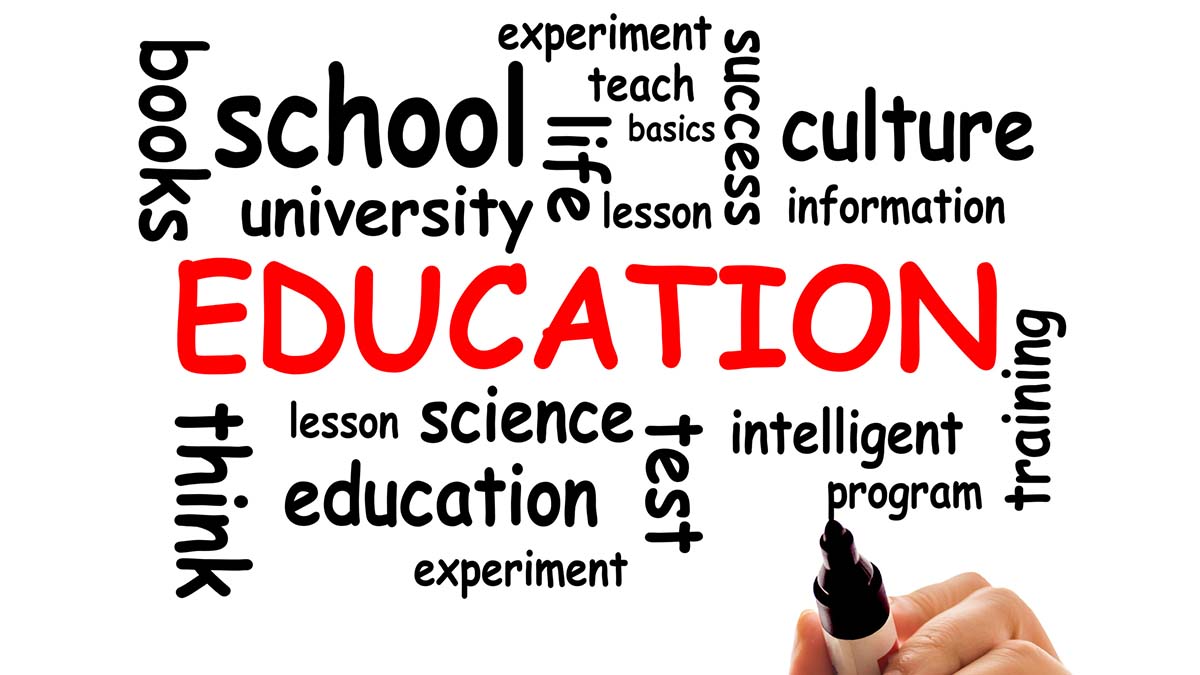 Curriculum Resources | Word Cloud with EDUCATION Concept on White Background