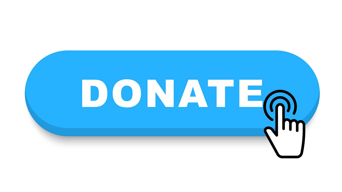 Donate to the Foundation | Donate button. Click button donate. Button for donation and charity. Donation by online payments. Financial support.