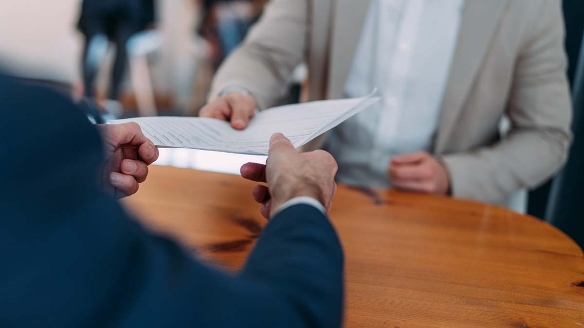 I WILL Legacy Society Members | Job applicants having interview